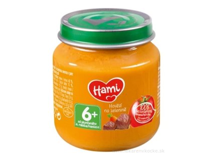 Hami príkrm Hovädzie na zelenine 125 g