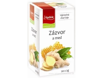 APOTHEKE PREMIER SELECTION ČAJ ZÁZVOR A MED 20x2 g