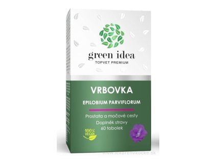Green Idea VŔBOVKA 60 kapsúl – bylinný extrakt s vitamínom C na podporu prostaty a močových ciest