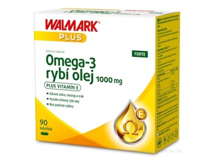 WALMARK Omega-3 rybí olej FORTE 90 ks