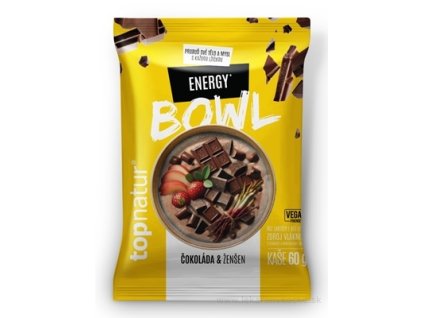 Topnatur Bowl kaša Energy Čokoláda a ženšen 60g