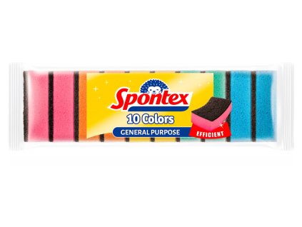 Spontex Color hubky na riad s drôtenkou 10 kusov