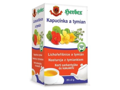 HERBEX Kapucínka a tymian 20x2 g