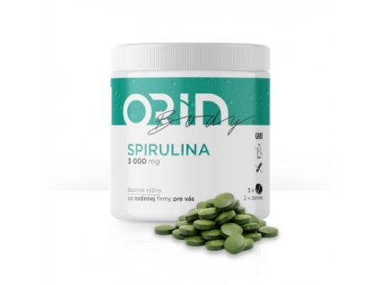 ORIN Spirulina 180 tabliet – Prírodná superpotravina pre imunitu, energiu a detoxikáciu