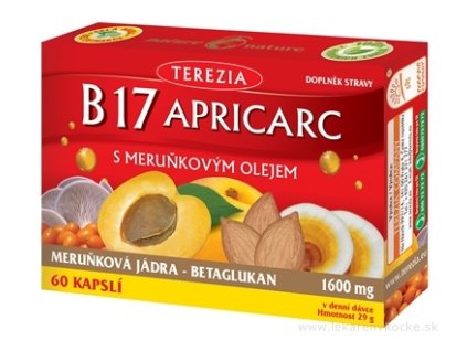 TEREZIA B17 APRICARC s marhuľovým olejom 60 ks