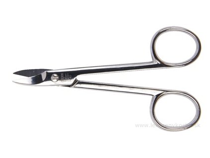 Nippes Solingen Nožničky na nechty pedikúrové zahnuté 10 cm