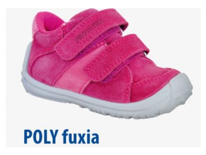 Protetika Dievčenská Celoročná Obuv POLY Fuxia Ružová, Veľkosť Č.25