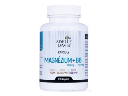 Adelle Davis Magnézium (200 mg) + B6 (40 mg) 100 ks