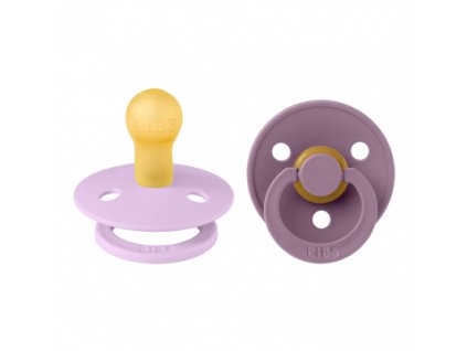 BIBS Colour cumlíky z prírodného kaučuku 2ks – veľkosť 1,  VIOLET SKY MAUVE