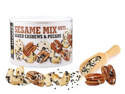 Oriešky z pece - sezam a ružová soľ Mixít