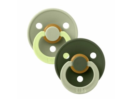 BIBS STUDIO Colour Fusion cumlíky z prírodného kaučuku 2ks – veľkosť 1