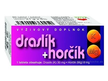NATURVITA DRASLÍK + HORČÍK 60 ks