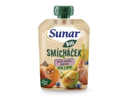 Sunar BIO SMÍCHAČEK Banán, hruška, čučoriedka 100 g