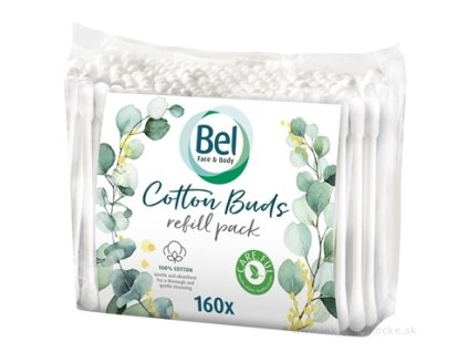 Bel Face & Body Vatové Tyčinky – Náplň vo Vrecúšku, 160 ks