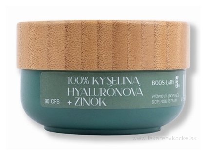 KYSELINA HYALURÓNOVÁ + ZINOK - Boos Labs 90 ks