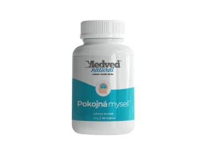 Medveď natural Pokojná myseľ 60 kapsúl