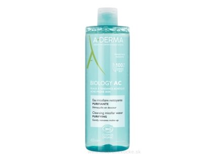 A-DERMA BIOLOGY AC Čistiaca micelárna voda pleť so sklonom k akné 400 ml