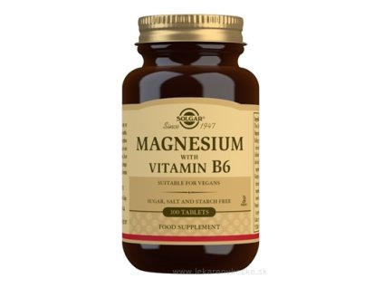 Solgar Horčík plus vitamín B6 100 ks
