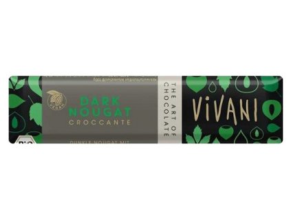 Vivani Bio Horká čokoládová tyčinka nugát 35g