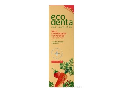 EcoDenta KIDS WILD STRAWBERY flavoured 75 ml