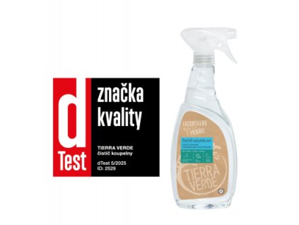 TIERRA VERDE Čistič kúpeľne s BIO mätovou silicou (rozprašovač 750 ml)