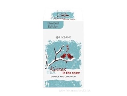 LIVSANE TEA Kisses in the snow ovocný čaj so škoricou a pomarančovou kôrou 40g