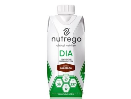 Nutrego DIA s príchuťou čokoláda 12x330 ml