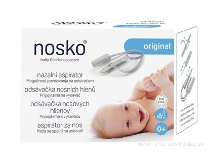 Nosko odsávačka nosových hlienov Original – pripojiteľná k vysávaču