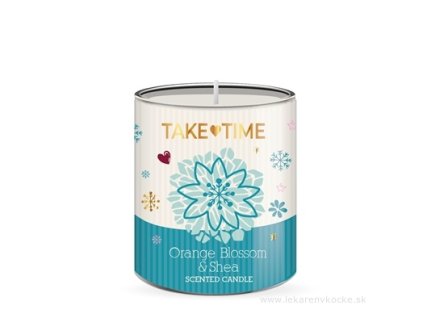 Take Time Vonná sviečka – pomaranč a bambucké maslo 200 g