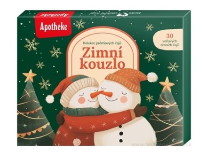 APOTHEKE Kolekcia Zimné kúzlo – prémiové ovocné a bylinné čaje v nálevových vreckách 30×2 g (60 g)