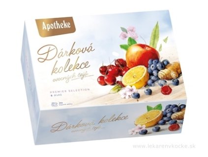 APOTHEKE Darčeková kolekcia – prémiové ovocné čaje (6 druhov), 48 nálevových vrecúšok