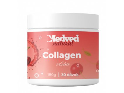 Medveď natural Collagen višňa 180g