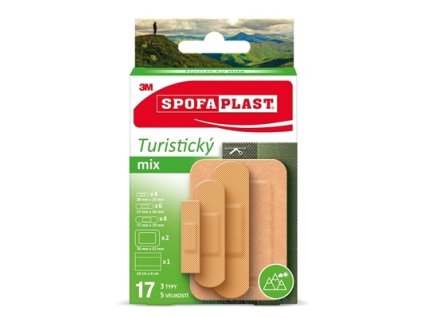 3M SPOFAPLAST č.604 Náplasti Turistický mix 17 ks