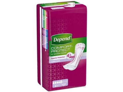 DEPEND SUPER inkontinenčné vložky pre ženy, 11x36 cm, savosť 638 ml 8 ks