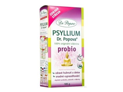 Dr. Popov Psyllium Probio – rozpustná vláknina 185 g