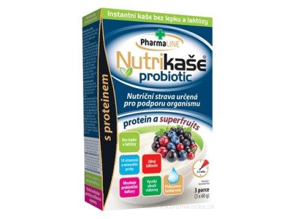 Nutrikaša probiotic - proteín a superfruits 3x60 g (180 g)