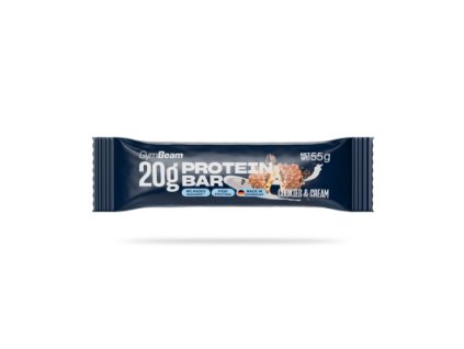 GymBeam 20g Protein bar cookies a krém 55g