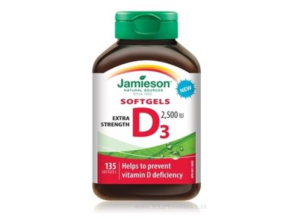 JAMIESON VITAMÍN D3 2500 IU 135 ks