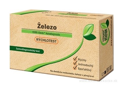 VITAMIN STATION Rýchlotest Železo 1 set
