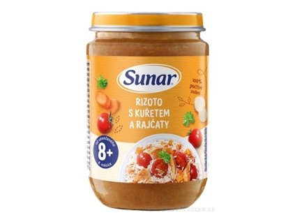 Sunar RIZOTO S KURAŤOM A PARADAJKAMI zeleninovo-mäsový príkrm 90 g