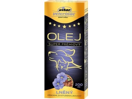 VITAR Veterinae ĽANOVÝ OLEJ 200 ml