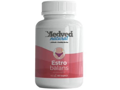 Medved Natural Estro‑Balans 60 kapsúl – hormonálna rovnováha, menopauza, bylinný doplnok