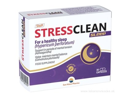 SWP StressClean Sleep – kapsuly, 30 ks