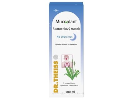 Mucoplant Skorocelový roztok Na dobrú noc