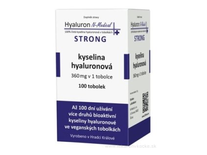 N-MEDICAL Hyaluron strong kyselina hyalurónová 100 kapsúl