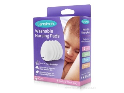 LANSINOH Prateľné vložky do podprsenky