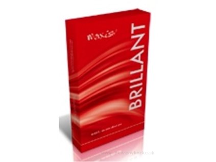 MAXIS BRILLANT STEHENNÉ PANČUCHY NEKĹZAVÉ veľkosť 5, (II.KT), normálne, so špicou, s krajkou, bronz, 1x1 pár