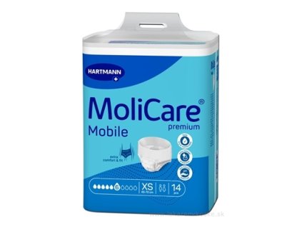 MOLICARE Premium mobile 6 kvapiek XS 14ks