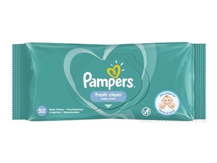 PAMPERS Baby Wipes Fresh Clean 52 ks