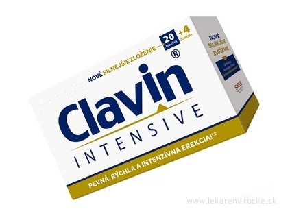 Clavin INTENSIVE 24 kapsúl – 20 + 4 zadarmo  podpora potencie